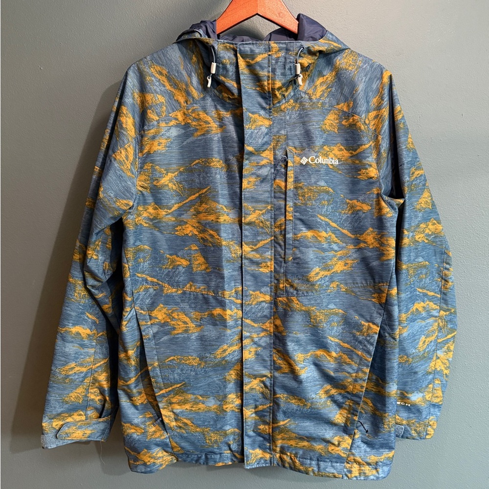 Columbia Interchange Blue Camo Ski Jacket